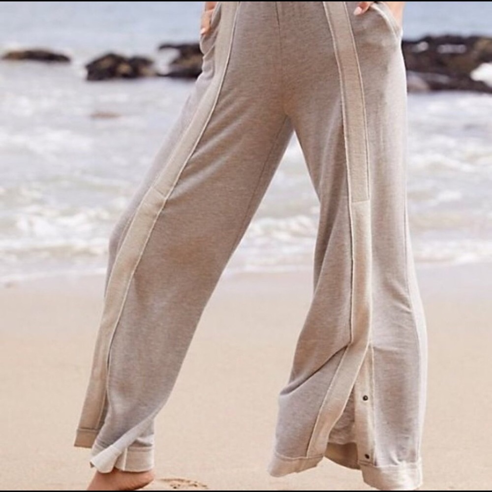 Free People Embers Wide Leg Pant - Picture 2 of 14
